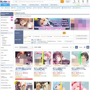 DLsite ASMR 网站截图