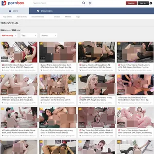 PornBox Trans 网站截图