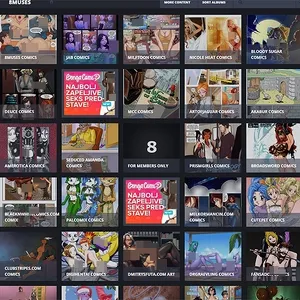 8Muses 网站截图
