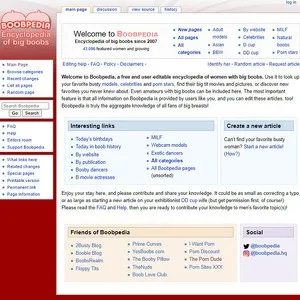 Boobpedia 网站截图