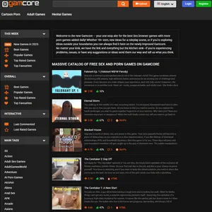 GamCore 网站截图