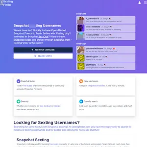SextingFinder 网站截图