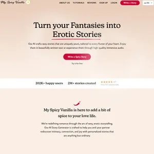 MySpicyVanilla 网站截图