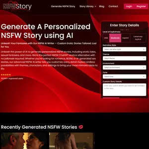NSFWStory 网站截图