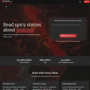 RedQuill 网站截图