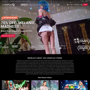 VRCosplayX 网站截图