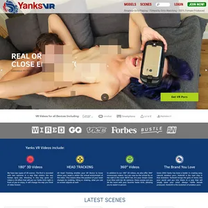 Yanks VR 网站截图