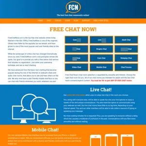 FreeChatNow 网站截图