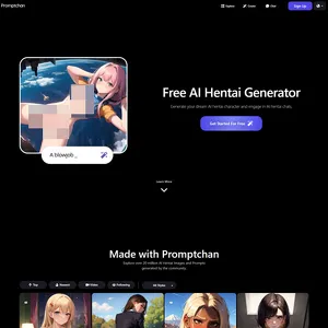 PromptChan Hentai 网站截图