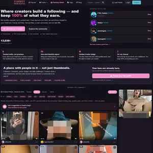 FemboyParadise 网站截图