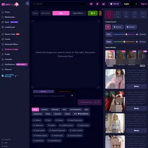 JuicyChat AI 网站截图