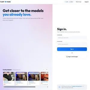 Flirt Fans 网站截图