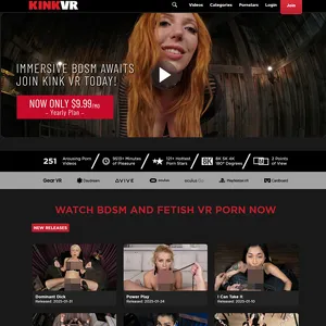 KinkVR 网站截图
