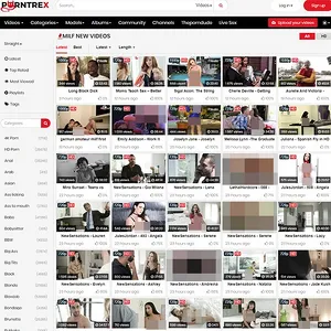 PornTrex MILF 网站截图