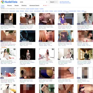 NudeVista Erotic 网站截图