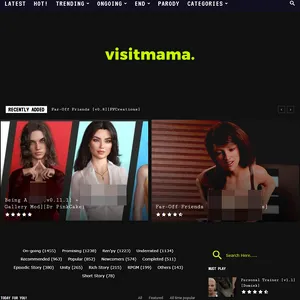 VisitMama 网站截图