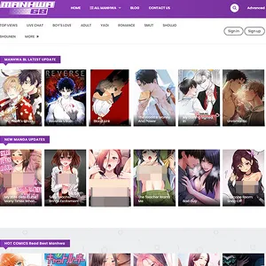 Manhwa68 网站截图